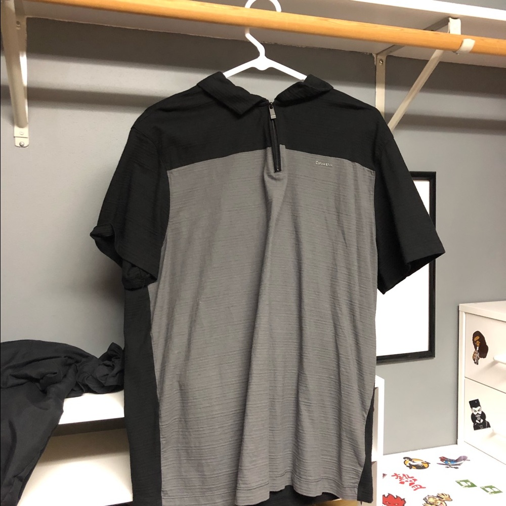 Calvin Klein Quarter Zip Polo XL